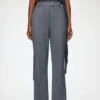 Pants in Grey Wool Melange