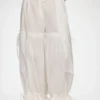 Pants in White Cotton