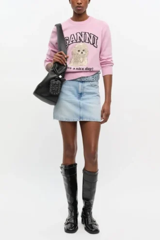 Pink Poodle Sweater