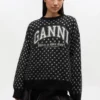 Polka Brushed Sweater