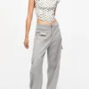 Polka-Dot Satin Corset Blouse
