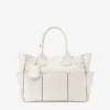 Posy Bag in White Ostrich
