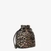 Printed Bou Bucket Pouch in Leopard