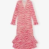 Printed Light Georgette Maxi Dress