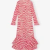 Printed Light Georgette Maxi Dress