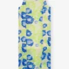 Printed Mesh Slip Dress