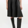 Recycled Leather Skirt