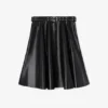 Recycled Leather Skirt