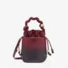 Red Gradient Mini Bou Bucket Bag