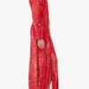 Red Sequins Maxi Dress