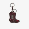 Red Western Boot Keyring