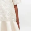 Satin Cloque Mini Dress