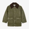 Shiny Quilt Midi Jacket