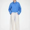 Shirt in Blue Cotton