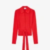 Shirt in Red Marl Mesh
