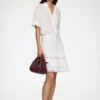 Skirt in White Broderie Anglaise