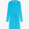 Short Dress in Marl Mesh