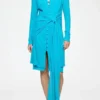 Short Dress in Marl Mesh