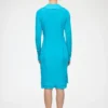 Short Dress in Marl Mesh