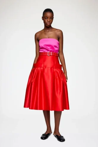 Skirt in Duchesse Satin