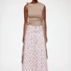 Skirt in Printed Denim