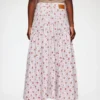 Skirt in Printed Denim