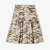 Skirt in Printed Denim