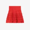 Skirt in Red Cotton