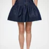 Skirt in Rinse Denim