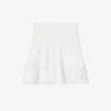Skirt in White Broderie Anglaise