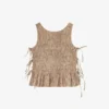 Smock Top in Printed Stretch