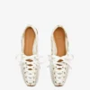 Sporty Ballerina in White Mesh