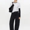 Stary Jeans in Black Rigid Denim