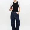 Stary Jeans in Dark Rinse Denim