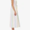 Stripe Cotton Maxi Strap Dress