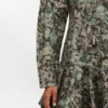 Tapestry Floral Shirt Dress