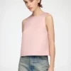 Top in Pink Satin