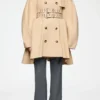 Trench Coat in Double Cotton