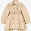 Trench Coat in Double Cotton
