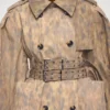 Trench Coat in Printed Cotton
