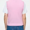 Vest in Graphic Wool