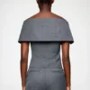 Vest in Grey Wool Melange