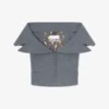 Vest in Grey Wool Melange